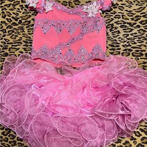 Handmade, One of a Kind, Glamour Child’s Pageant Dress Pink